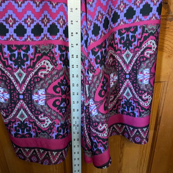 Express Casual Boho Butterfly Sleeve Keyhole Breast with long Tie Size Large - Picture 6 of 8